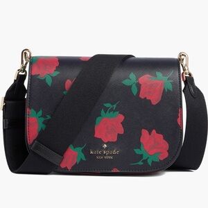 Kate Spade Madison Rose Crossbody Saddle Bag NWT